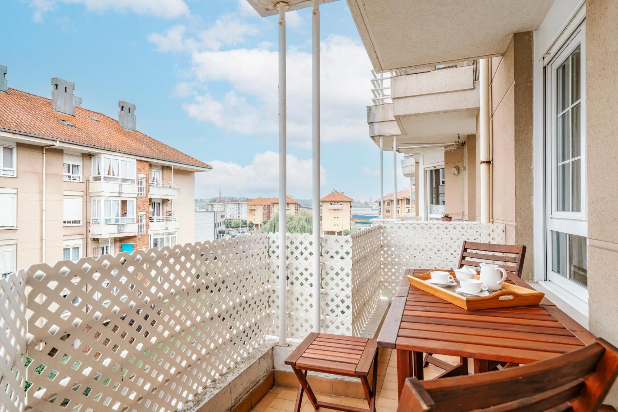 Apartament Piso Con Piscina Santander Zewnętrze zdjęcie