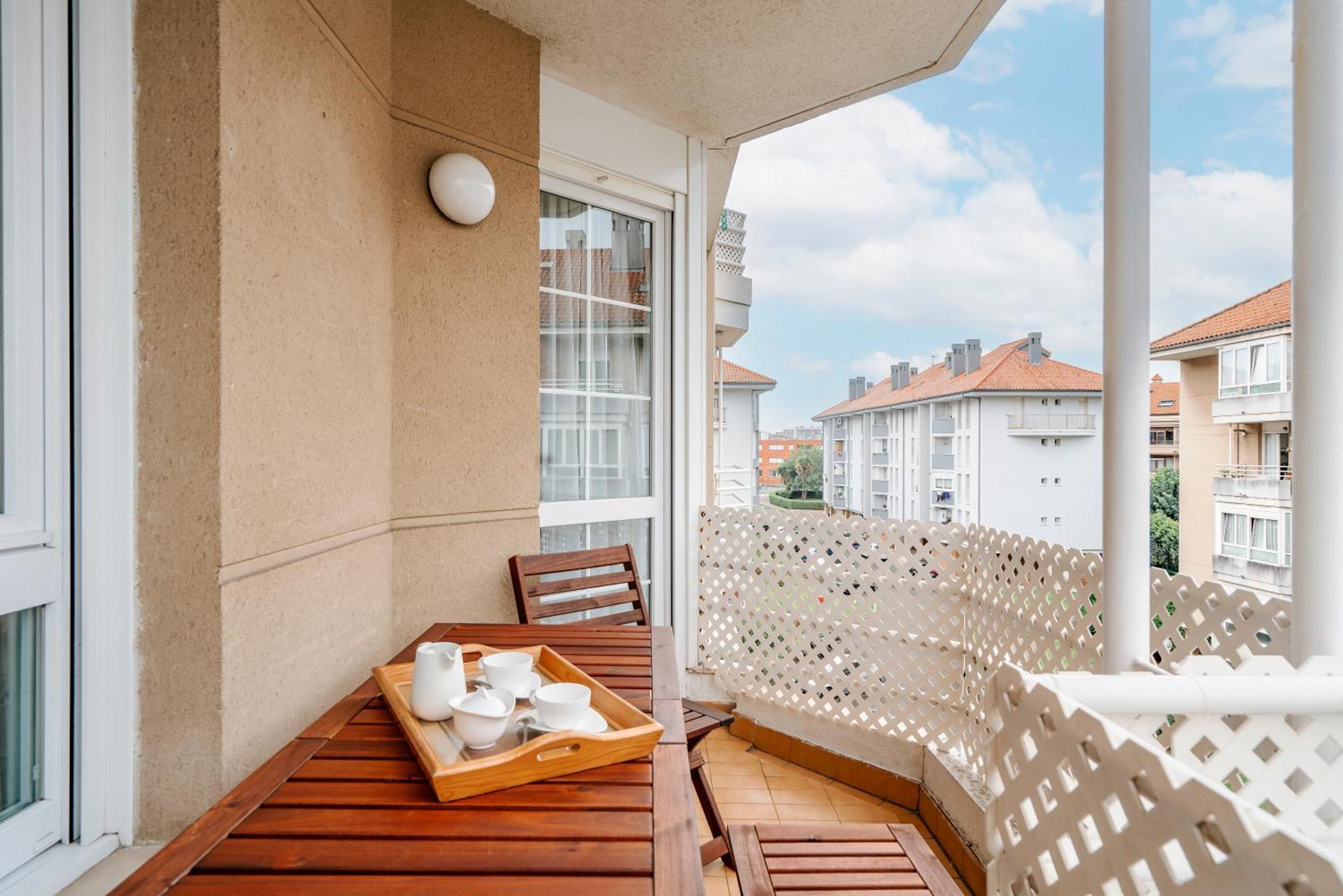 Apartament Piso Con Piscina Santander Zewnętrze zdjęcie